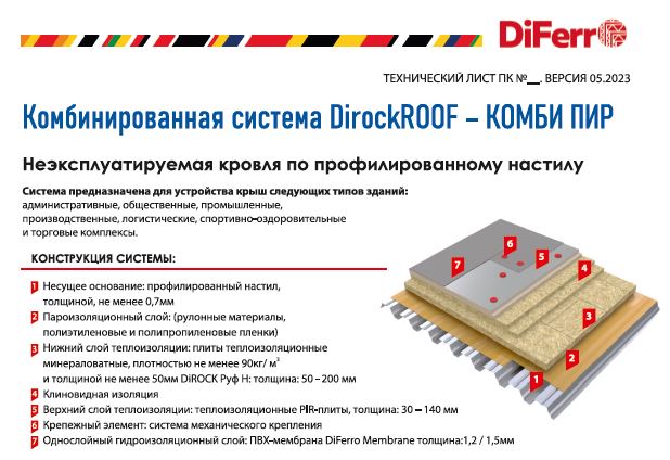 DirockRoof – КОМБИ ПИР