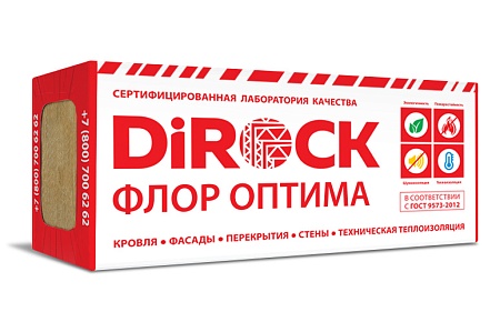 Внутренняя теплоизоляция DiROCK Флор Оптима