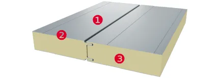 Схема сэндвич-панели