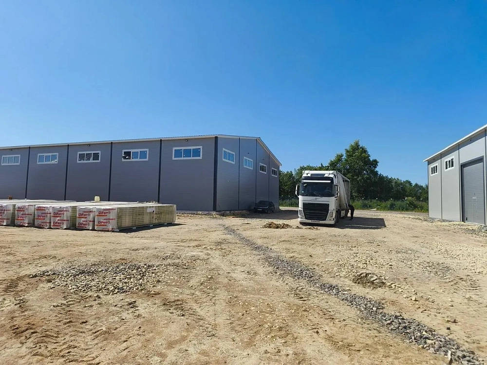 Новый складской комплекс в поселке Верево Ленинградской области