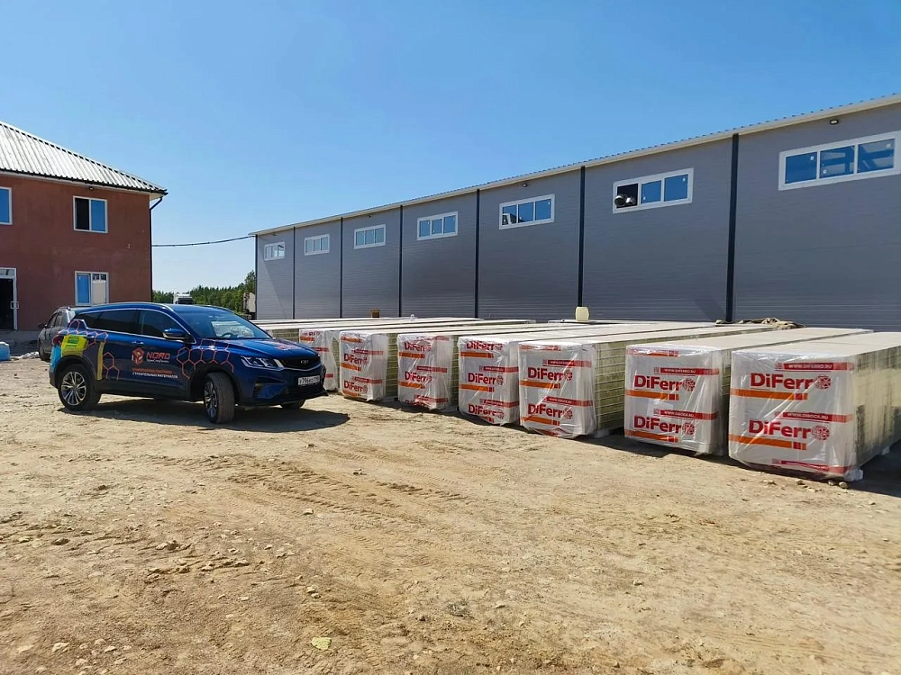 Новый складской комплекс в поселке Верево Ленинградской области